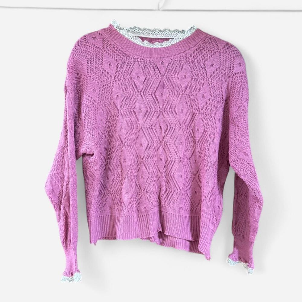 Pink Knit Sweater